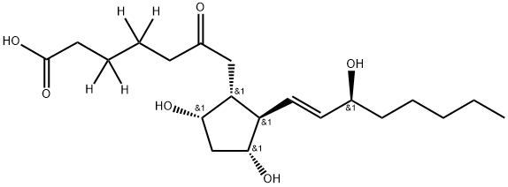 6-KETO PROSTAGLANDIN F1ALPHA-D4 Struktur