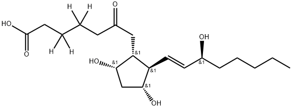 6-KETO PROSTAGLANDIN F1ALPHA-D4, 82414-64-0, 结构式