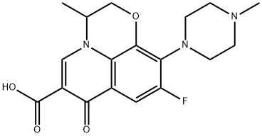 オフロキサシン 化学構造式