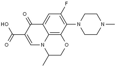 Ofloxacin Struktur