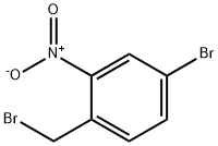 4-ブロモ-1-(ブロモメチル)-2-ニトロベンゼン 化学構造式