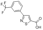 3-(3-(Trifluoromethyl)phenyl)-5-isothiazolecarboxylic acid Structure