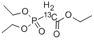 TRIETHYL PHOSPHONOACETATE-2-13C Structure