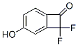 Bicyclo[4.2.0]octa-1,3,5-trien-7-one,  8,8-difluoro-3-hydroxy- Structure