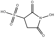 N-羟基磺酸琥珀酰亚胺 结构式