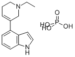 1H-Indole, 4-(1-ethyl-1,2,5,6-tetrahydro-3-pyridinyl)-, phosphate (1:1 )|