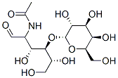 N-[(2R,3R,4R,5R)-3,5,6-trihydroxy-1-oxo-4-[(2R,3R,4S,5R,6R)-3,4,5-trihydroxy-6-(hydroxymethyl)oxan-2-yl]oxy-hexan-2-yl]acetamide Structure