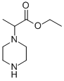 2-(ピペラジン-1-イル)プロピオン酸エチルエステル 化学構造式