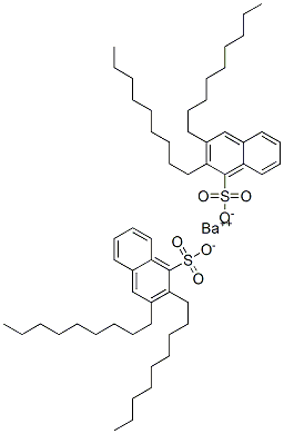 BASIC BARIUM DINONYLNAPHTHALENE SULFONATE IN MINERAL OIL 化学構造式