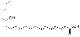 15-hydroxyeicosatrienoic acid Structure