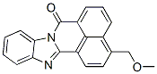 3-メトキシメチル-7H-ベンゾイミダゾ[2,1-a]ベンゾ[de]イソキノリン-7-オン 化学構造式