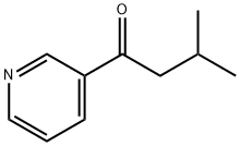 3-メチル-1-(3-ピリジニル)-1-ブタノン 化学構造式