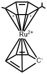 CYCLOPENTADIENYL(P-CYMENE)RUTHENIUM (II) HEXAFLUOROPHOSPHATE,82472-59-1,结构式