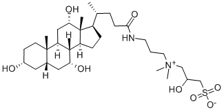 3-[(3-胆胺丙基)二甲基氨基]-2-羟基-1-丙磺酸内盐,82473-24-3,结构式