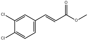3-(3,4-ジクロロフェニル)アクリル酸メチル 化学構造式