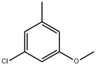 1-クロロ-3-メトキシ-5-メチルベンゼン 化学構造式