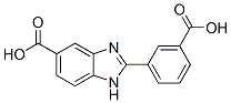 2-(3-Carboxyphenyl)-1H-benzimidazole-5-carboxylic acid Structure