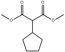 シクロペンチルマロン酸ジメチル 化学構造式