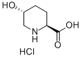 (2S,5R)-5-HYDROXYPIPECOLIC ACID HCL 化学構造式
