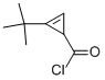 2-Cyclopropene-1-carbonyl chloride, 2-(1,1-dimethylethyl)- (9CI) Structure