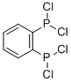 O-ビス(ジクロロホスフィノ)ベンゼン 化学構造式