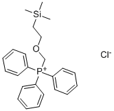 2-(TRIMETHYLSILYL)ETHOXYMETHYLTRIPHENYLPHOSPHONIUM CHLORIDE Structure