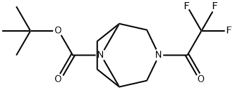 3,8-Diazabicyclo[3.2.1]octane-8-carboxylic acid, 3-(2,2,2-trifluoroacetyl)-, 1,1-diMethylethyl ester|3-(2,2,2-三氟乙酰基)-3,8-二氮杂双环[3.2.1]辛烷-8-羧酸叔丁酯