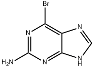 2-氨基-6-溴嘌呤 结构式