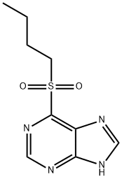6-(Butylsulfonyl)purine Struktur