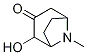 2-hydroxy-8-methyl-8-azabicyclo[3.2.1]octan-3-one Structure