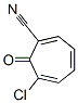 1,3,5-Cycloheptatriene-1-carbonitrile,  6-chloro-7-oxo- Structure