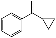 (1-シクロプロピルビニル)ベンゼン 化学構造式