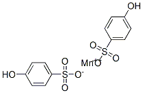 manganese bis(4-hydroxybenzenesulphonate) Structure