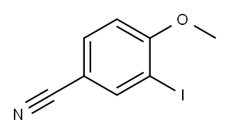 3-Iodo-4-methoxybenzonitrile, 82504-06-1, 结构式