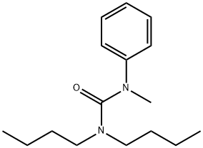 N,N-ジブチル-N'-メチル-N'-フェニル尿素 化学構造式