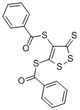 4,5-BIS(BENZOYLTHIO)-1,2-DITHIOL-3-THIONE Struktur