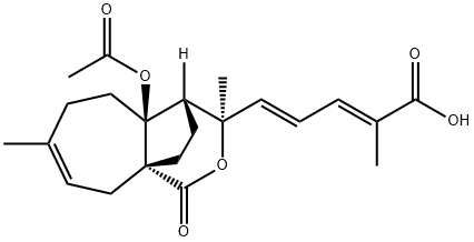 プソイドラリン酸A 化学構造式