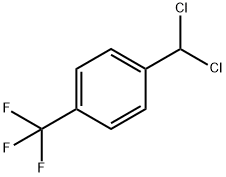 4-(TRIFLUOROMETHYL)BENZAL CHLORIDE Structure