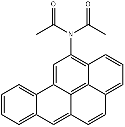 12-N,N-diacetylaminobenzo(a)pyrene Structure