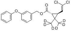 TRANS-PERMETHRIN D6 (DIMETHYL D6) Struktur