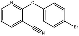 2-(4-bromophenoxy)nicotinonitrile Structure