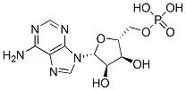 ADENOSINE-3(+2')-MONOPHOSPHORIC ACID MONOHYDRATE* 化学構造式