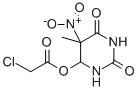 4-Chloroacetyloxy-5-nitro-4,5-dihydrothymine Structure