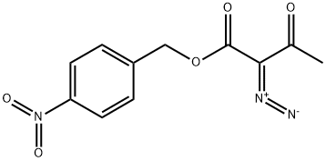 2-重氮乙酰乙酸对硝基苄酯, 82551-63-1, 结构式