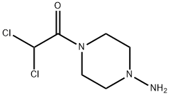 1-Piperazinamine, 4-(dichloroacetyl)- (9CI) 化学構造式
