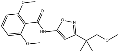 2,6-Dimethoxy-N-(3-(2-methoxy-1,1-dimethylethyl)-5-isoxazolyl)benzanam ide|