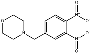 4-(3,4-二硝基苄基)吗啉 结构式