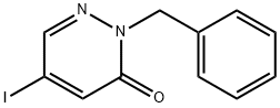2-苄基-5-碘哒嗪-3-酮 结构式