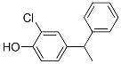 2-chloro-4-(1-phenylethyl)phenol Struktur
