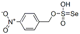 4-nitrobenzyl selenosulfuric acid Structure